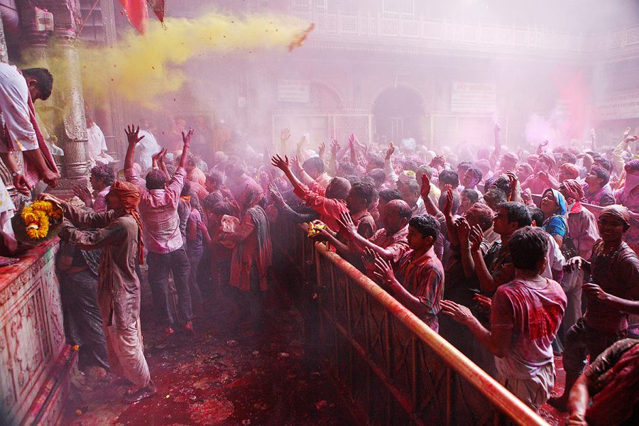 Holi Festival in Mathura and Vrindavan, India